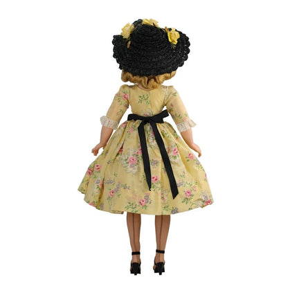 Madame Alexander Cissy Doll in Fashion #2120 Yellow Street Dress, Black Hat, Original Box