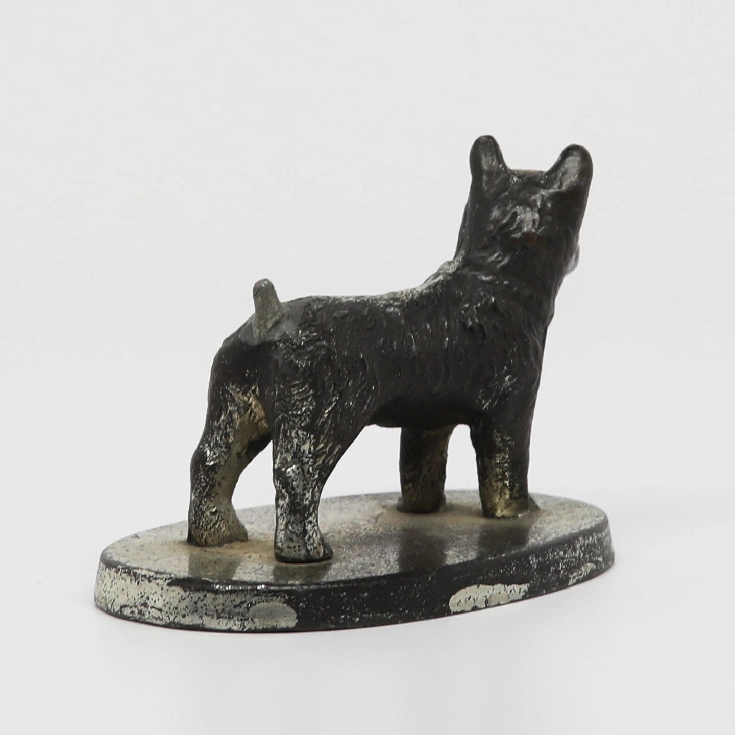 Vintage Cast Metal Terrier Japan 2" x 2.5"