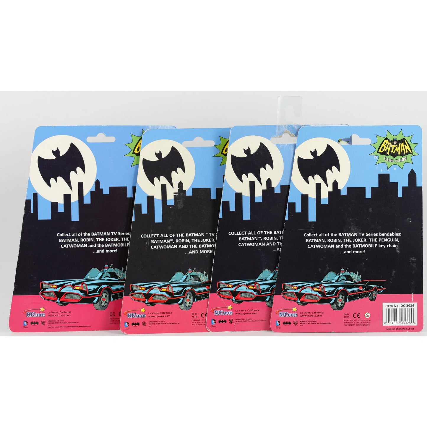 DC Comics Batman Classic Series 5.5" Bendable Figures Set of 4 NRFC